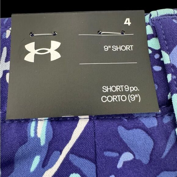 NWT Under Armour Women's 9” Links Printed Golf Shorts (4) - Picture 5 of 8